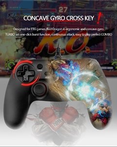 Redragon SATURN G807 Gamepad, Controlador de jogos para PC com fio, Joystick de vibração dupla, Saturno, para Windows PC,PS3,Playstation,Android - loja online