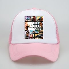 GTA V Moda grande roubo de automóvel v 5 gta 5 bonés de beisebol jogo quente gta 5 fãs boné verão fresco malha net boné de camionista chapéu na internet