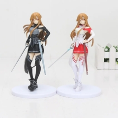 Espada quadrada de 18cm arte em linha figura asuna figura são yuuki asuna espad