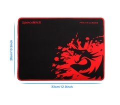 Imagem do Redragon archelon m p001 gaming mouse pad 330*260*5mm gamer cor sólida que trava a mesa mousepad da esteira da borda para o jogo