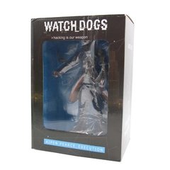 24cm jogo relógio cães aiden pearce pvc figura de ação modelo brinquedo presente