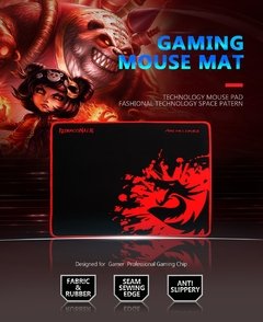 Redragon archelon m p001 gaming mouse pad 330*260*5mm gamer cor sólida que trava a mesa mousepad da esteira da borda para o jogo na internet