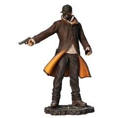 24cm jogo relógio cães aiden pearce pvc figura de ação modelo brinquedo presente