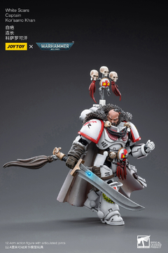 Joytoy-Figuras de Ação Warhammer, cicatrizes brancas, Capitão Brinquedos, 40k - Dr. Brauch