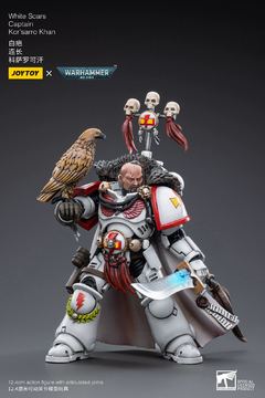 Joytoy-Figuras de Ação Warhammer, cicatrizes brancas, Capitão Brinquedos, 40k - loja online