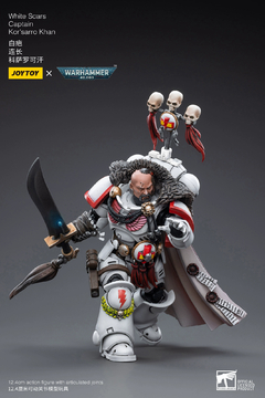 Joytoy-Figuras de Ação Warhammer, cicatrizes brancas, Capitão Brinquedos, 40k - Dr. Brauch