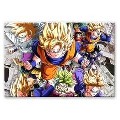 Japão quente anime arte da parede imagens dragon ball arte da lona quadros de lona hd cartazes menino presentes para casa quarto decoração da parede - comprar online