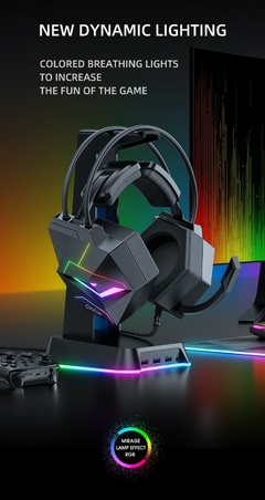 ONIKUMA-X20 Dynamic Gaming Headset com microfone, fones de ouvido, som surround, - Dr. Brauch