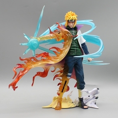 23cm Naruto Minato Namikaze Figura Anime Shippuden Duas Cabeças Evil Gk Quatro