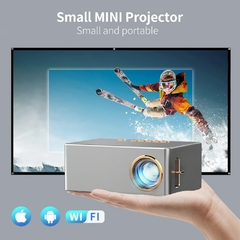 Imagem do Yersida yd10 mini projetor levou suporte 1080p bateria cinema wi-fi jogo de tele