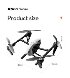 Imagem do KS66 Mini Drone com câmera HD dupla, 8K, 5G, WiFi, grande angular, localizaçã