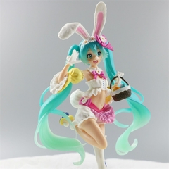 Hatsune Miku Boneca Modelo PVC para Meninas, Figurais Anime, Orelhas De Coelho, - Dr. Brauch