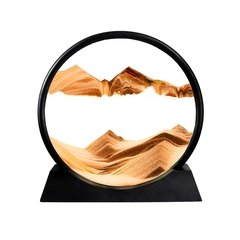 360 rotatable areia movediça pintura movente areia arte fluindo 3d paisagem mar profundo sandscape em movimento exibir decorações de escritório 7/12 em - comprar online