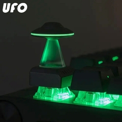 UFO Design Artisan Keycap, Universal de Alto Desempenho, Teclado Mecânico Trans