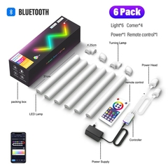 Atmosfera de jogos inteligente RGB luz LED, aplicativo Bluetooth, controle de vo - comprar online