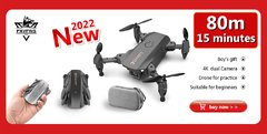 2022 l23 mini zangão 4k hd câmera dupla drones wifi fpv altura manter pequeno dobrável quadcopter rc dron brinquedo para crianças menino presente na internet