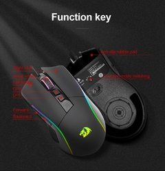 REDRAGON Lonewolf G105 RGB USB Wired Gaming Mouse 8000 DPI 8 botões Programáve - comprar online