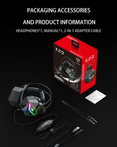 Imagem do ONIKUMA-X20 Dynamic Gaming Headset com microfone, fones de ouvido, som surround,