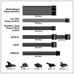 IWO GAMESD600 PSU Fonte de Alimentação para Desktop Gaming, Max PFC Ativo, 500 - loja online