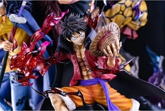 One Piece Anime Action Figure Model, Luffy Eustass, Trafalgar D Water Law, Decor