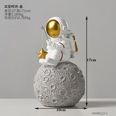 Enfeites de resina estatueta astronauta modelo casa decoração acessórios para sala estar presente aniversário moderno escritório decoração da mesa - comprar online