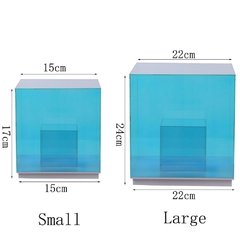 Imagem do Cubo caixa de cor candeeiro de mesa sala estar quarto decoração atmosfera cor luz da noite acrílico criativo candeeiro de mesa objeto