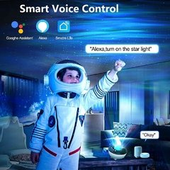 2022 inteligente wi fi voz led luzes da noite projetor estrelado aurora galaxy lâmpada com alexa & controle app para crianças adulto quarto decoração - loja online