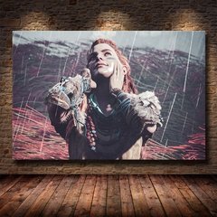 Arte da parede pintura em tela hd impressão cartaz moderno popular jogo online horizonte zero amanhecer menino decoração da parede quarto cuadros - comprar online