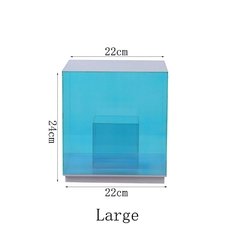 Cubo caixa de cor candeeiro de mesa sala estar quarto decoração atmosfera cor luz da noite acrílico criativo candeeiro de mesa objeto na internet