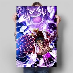 Anime japonês uma peça pintura em tela personagem luffy poster arte da parede decoração casa sala de estar quarto - Dr. Brauch