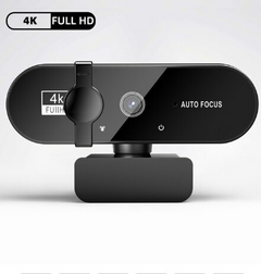 Webcam Full HD com microfone, mini câmera, foco automático, PC, tiro de vídeo na internet