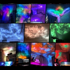 Imagem do 3d smart rgb led thundercloud luz, fundo decorativo, sala, efeitos de iluminaç?