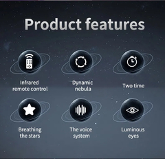 Lâmpada LED De Projeção Estrela Projeção Nebulosa Interativa Atmosfera Noit na internet
