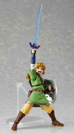 A lenda de zelda skyward espada 14cm link figura de ação figma 153 acessórios na internet