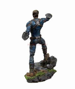 Imagem do Marvel Avengers Anime 20cm Action Figure Capitão América Homem Aranha Steve Ro