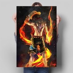 Anime japonês uma peça pintura em tela personagem luffy poster arte da parede decoração casa sala de estar quarto - Dr. Brauch