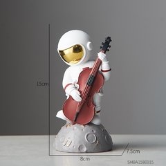 Enfeites de resina estatueta astronauta modelo casa decoração acessórios para sala estar presente aniversário moderno escritório decoração da mesa na internet