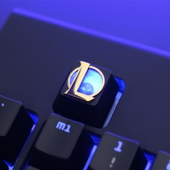 Imagem do O transporte da gota legal metal overwatch esc keycap alu liga keycaps para tecl