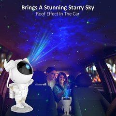 Imagem do Céu estrelado projetor noite luz nave espacial lâmpada galáxia led lâmpada de projeção bluetooth alto-falante para crianças quarto festa em casa decoração