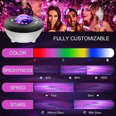 2022 inteligente wi fi voz led luzes da noite projetor estrelado aurora galaxy lâmpada com alexa & controle app para crianças adulto quarto decoração - comprar online