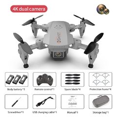 Imagem do 2022 l23 mini zangão 4k hd câmera dupla drones wifi fpv altura manter pequeno dobrável quadcopter rc dron brinquedo para crianças menino presente