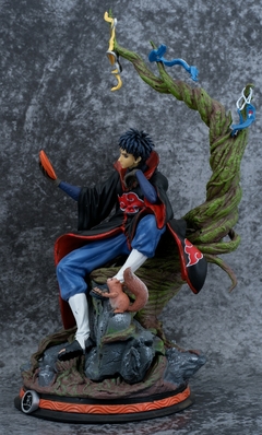 Naruto Shippuden Anime Action Figure PVC, Estátua Uchiha Obito, Akatsuki Tobi,