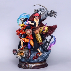 Imagem do One Piece Anime Action Figure Model, Luffy Eustass, Trafalgar D Water Law, Decor