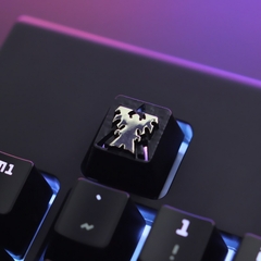 O transporte da gota legal metal overwatch esc keycap alu liga keycaps para tecl - loja online