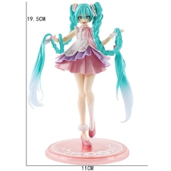 Hatsune Miku Boneca Modelo PVC para Meninas, Figurais Anime, Orelhas De Coelho, - Dr. Brauch