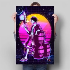 Anime japonês uma peça pintura em tela personagem luffy poster arte da parede decoração casa sala de estar quarto - loja online