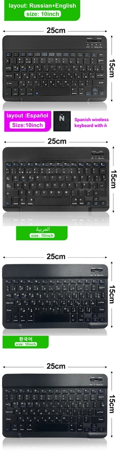 EMTRA-Teclado Bluetooth Retroiluminado, Teclado e Mouse Espanhol, Retroiluminaç - Dr. Brauch