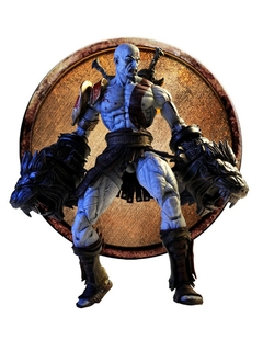 Figura de Ação NECA God of War Fantasma de Esparta Kratos Em Ares Armadura W B