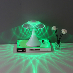 Recarregável RGB Controle Remoto Lâmpada de Mesa, Crystal Night Light, Decora?