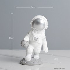 Enfeites de resina estatueta astronauta modelo casa decoração acessórios para sala estar presente aniversário moderno escritório decoração da mesa - comprar online